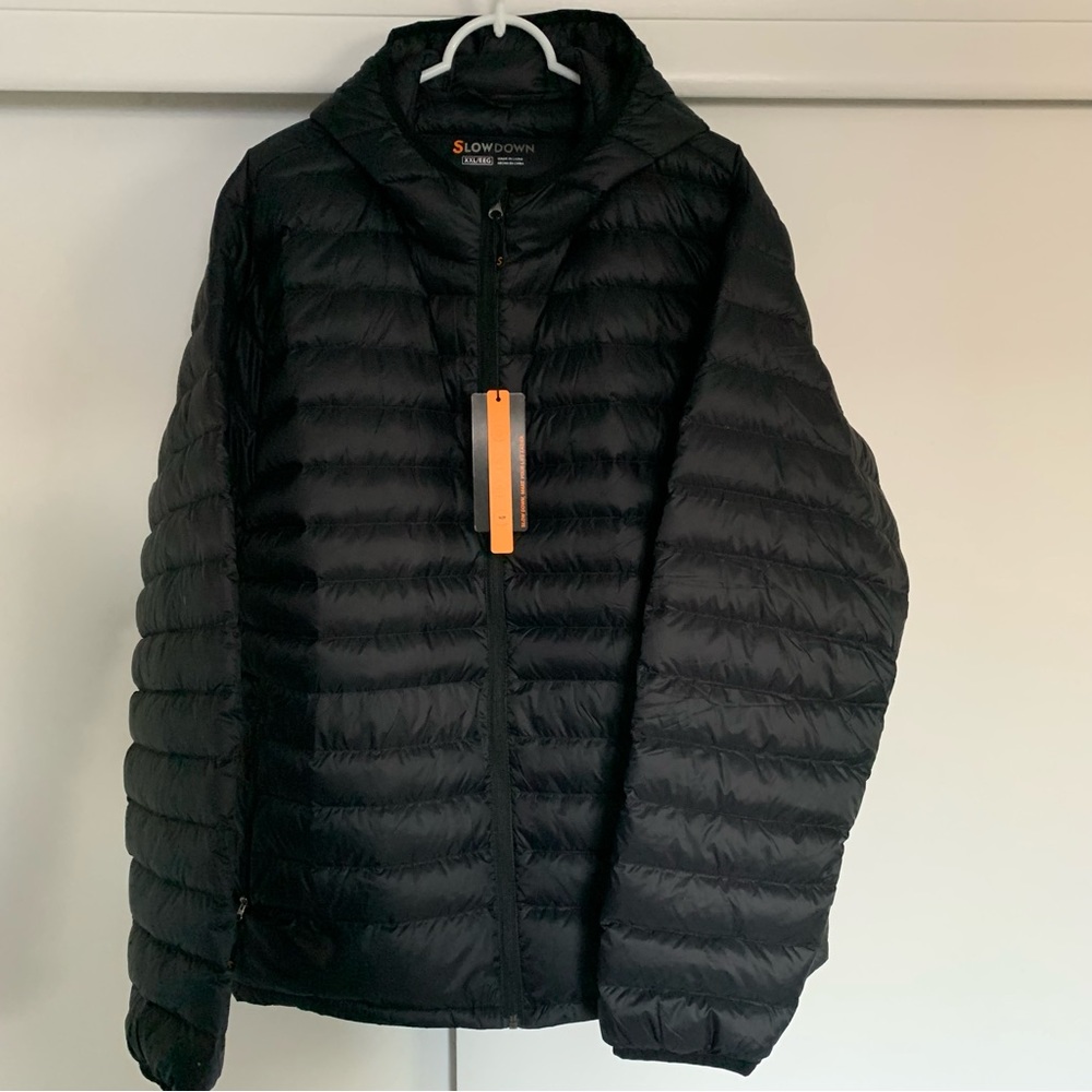 Slow Down - Down Puffer Lightweight Men’s XXL Coat NWT